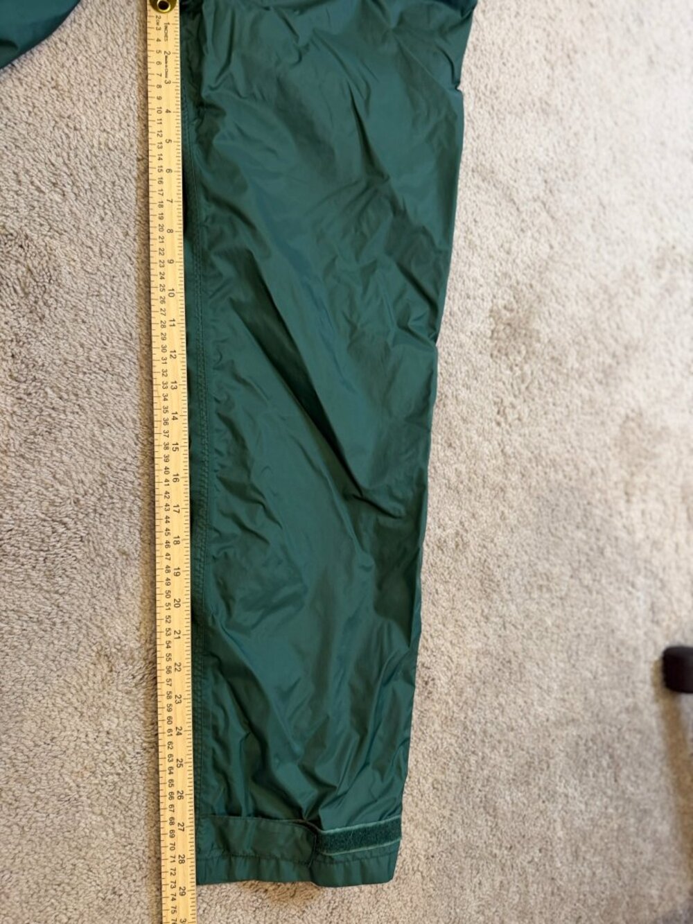 WearGuard Waterproof Nylon Work Pants Green Size M - Picture 9 of 11